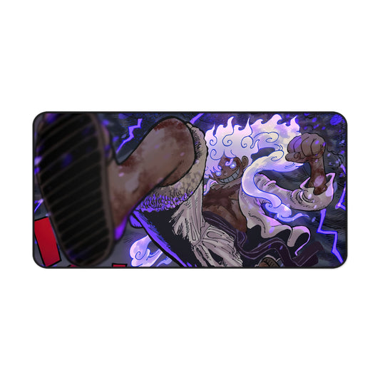 Dark Luffy Sun God Nika Gear 5 Anime Mouse Pad