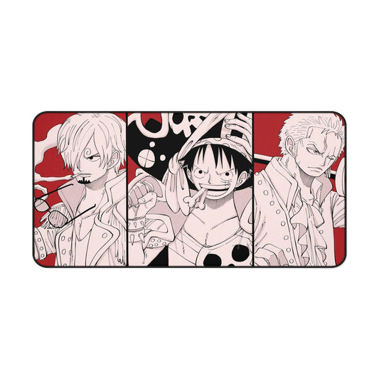Luffy Zoro Sanji Anime Mouse Pad