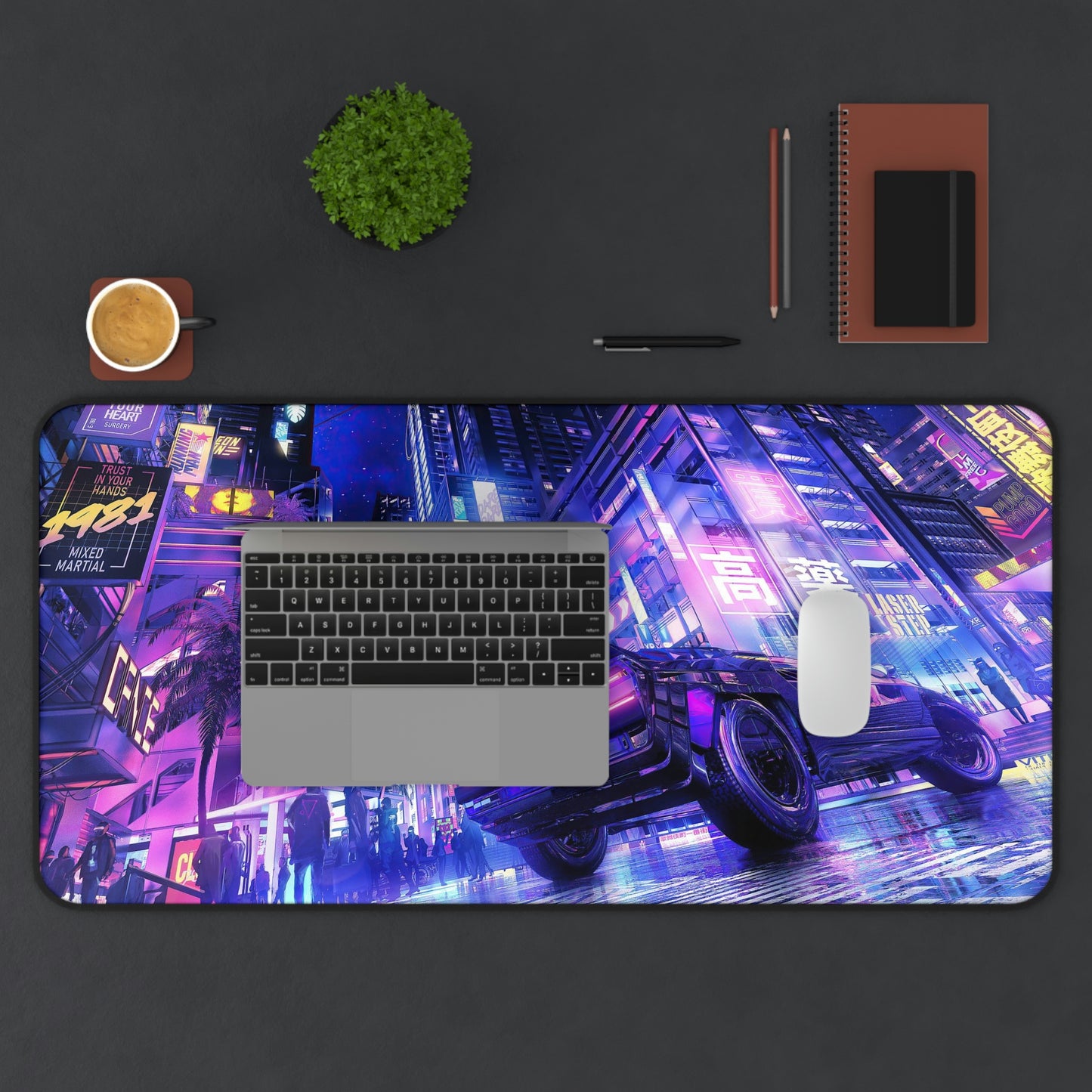 Night City Car Gaming Mouse Pad