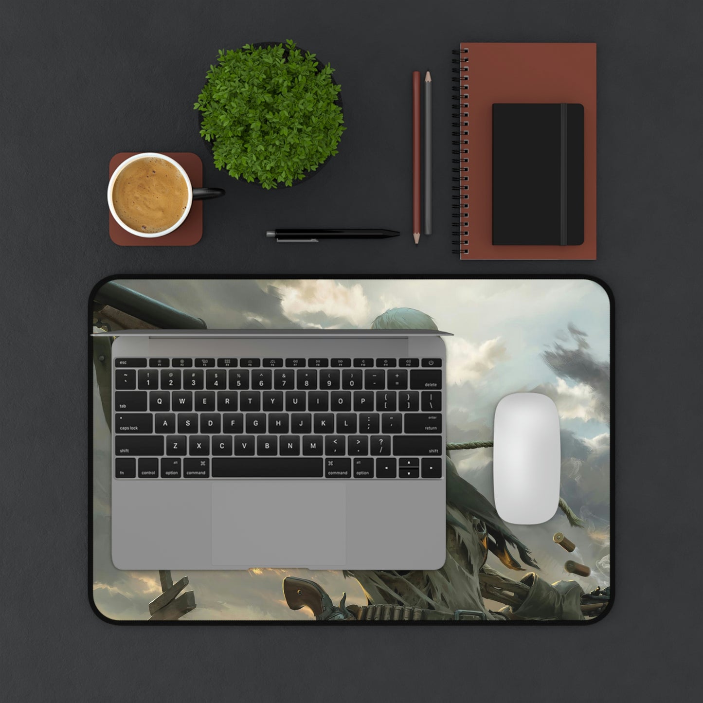 Skeleton Warrior Gaming Mouse Pad