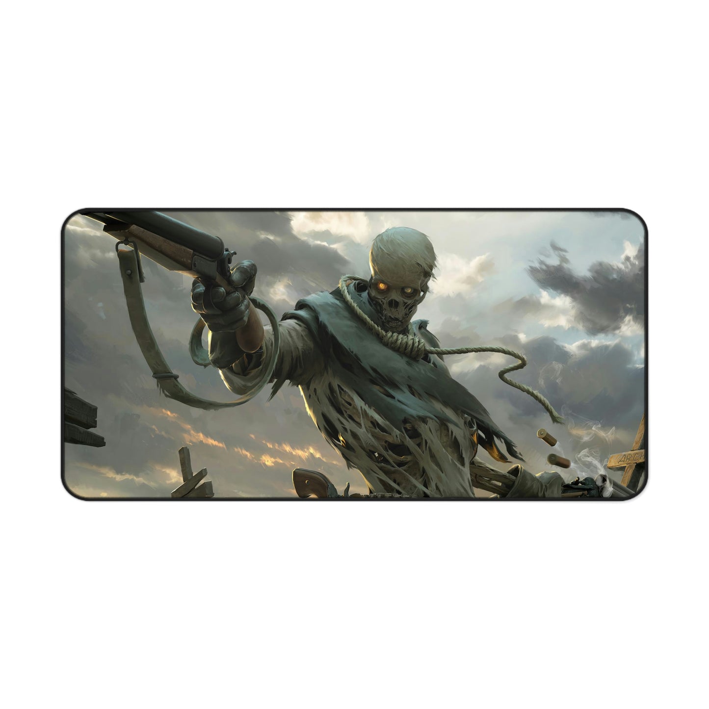 Skeleton Warrior Gaming Mouse Pad