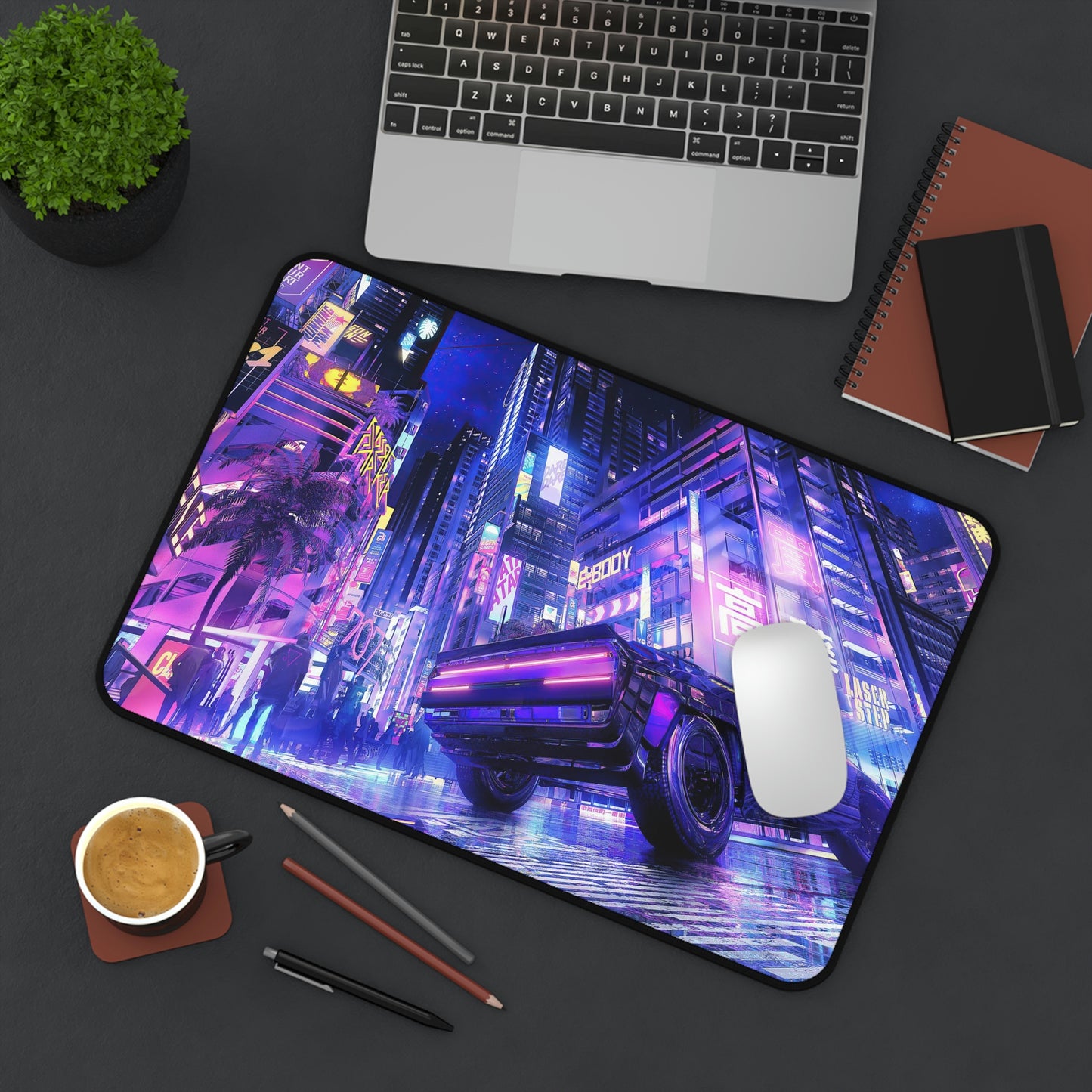 Night City Car Gaming Mouse Pad