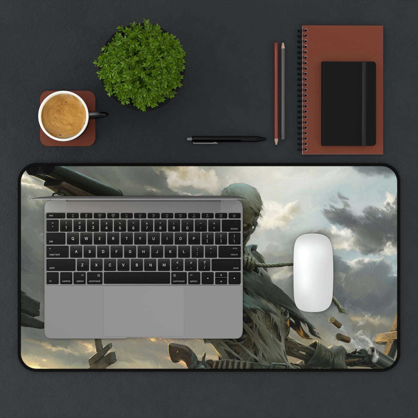 Skeleton Warrior Gaming Mouse Pad