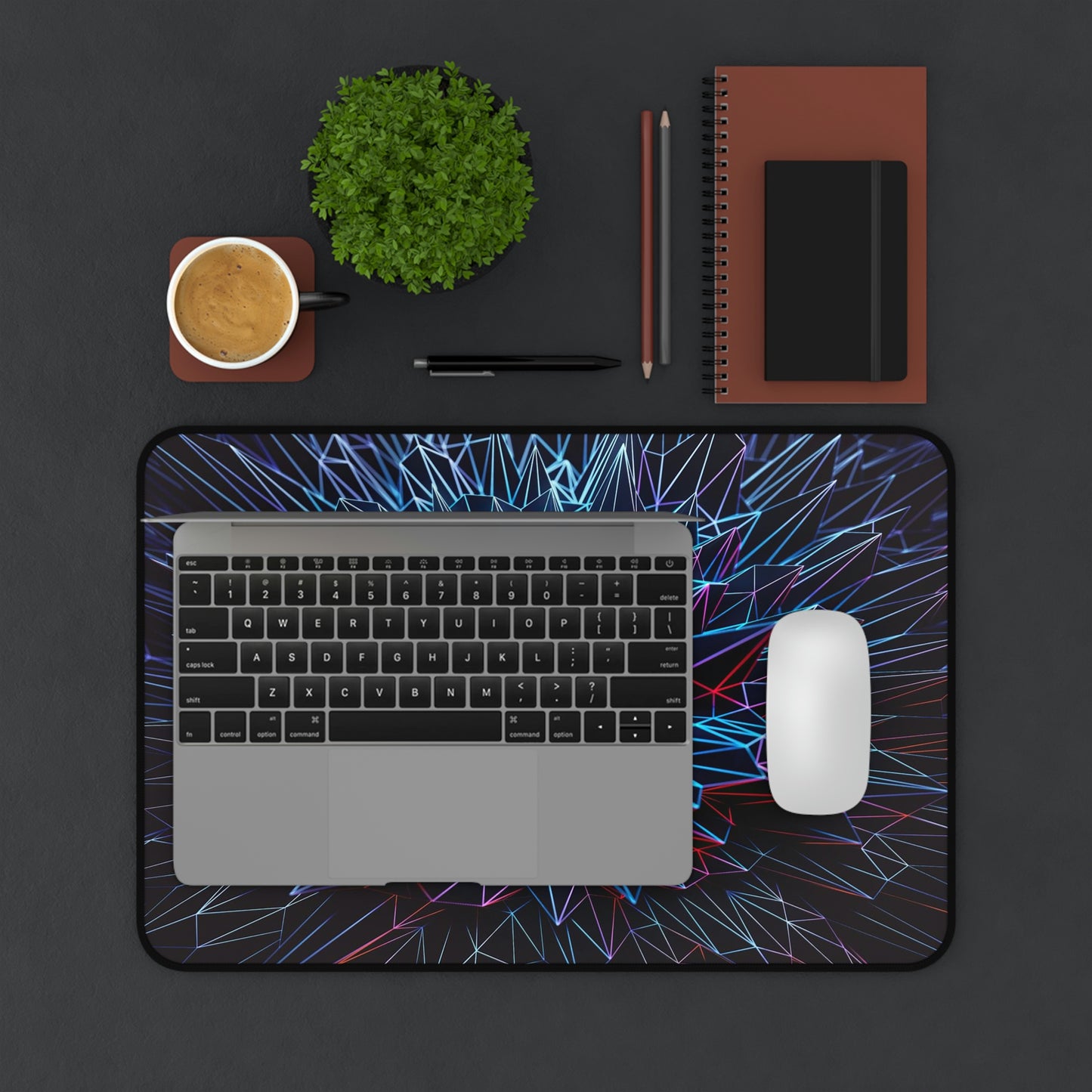 Abstract Polygon Gaming Mouse Pad