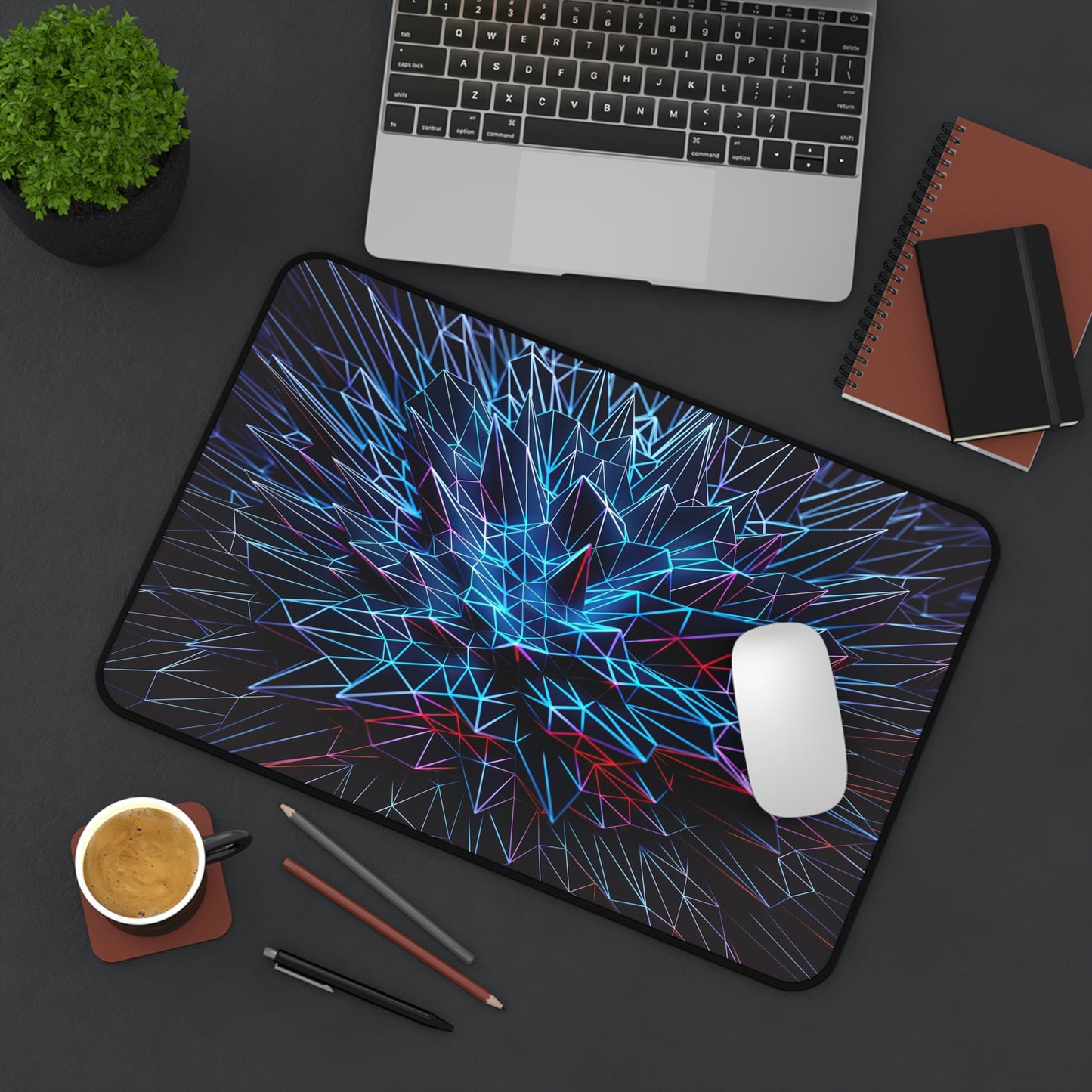 Abstract Polygon Gaming Mouse Pad