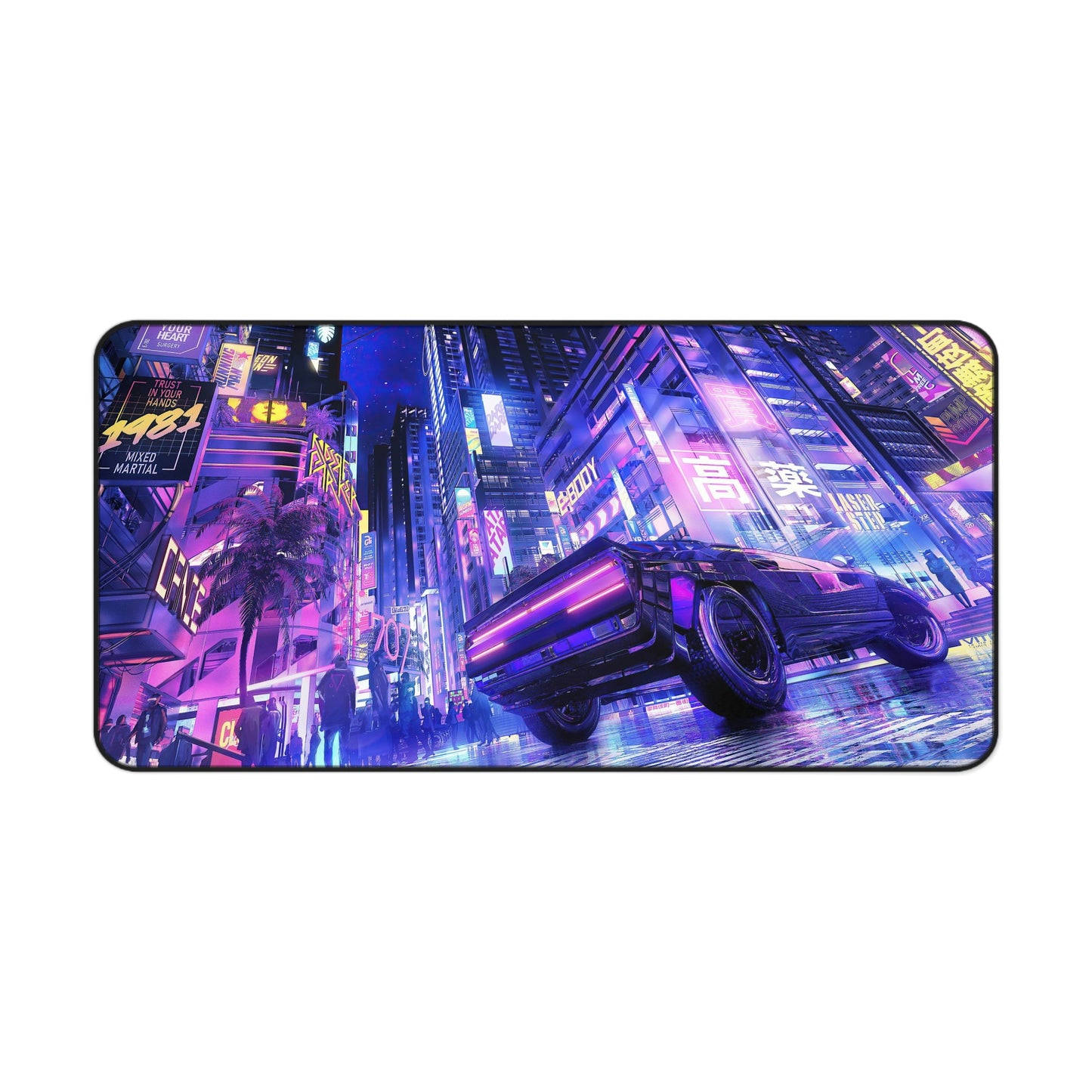 Night City Car Gaming Mouse Pad