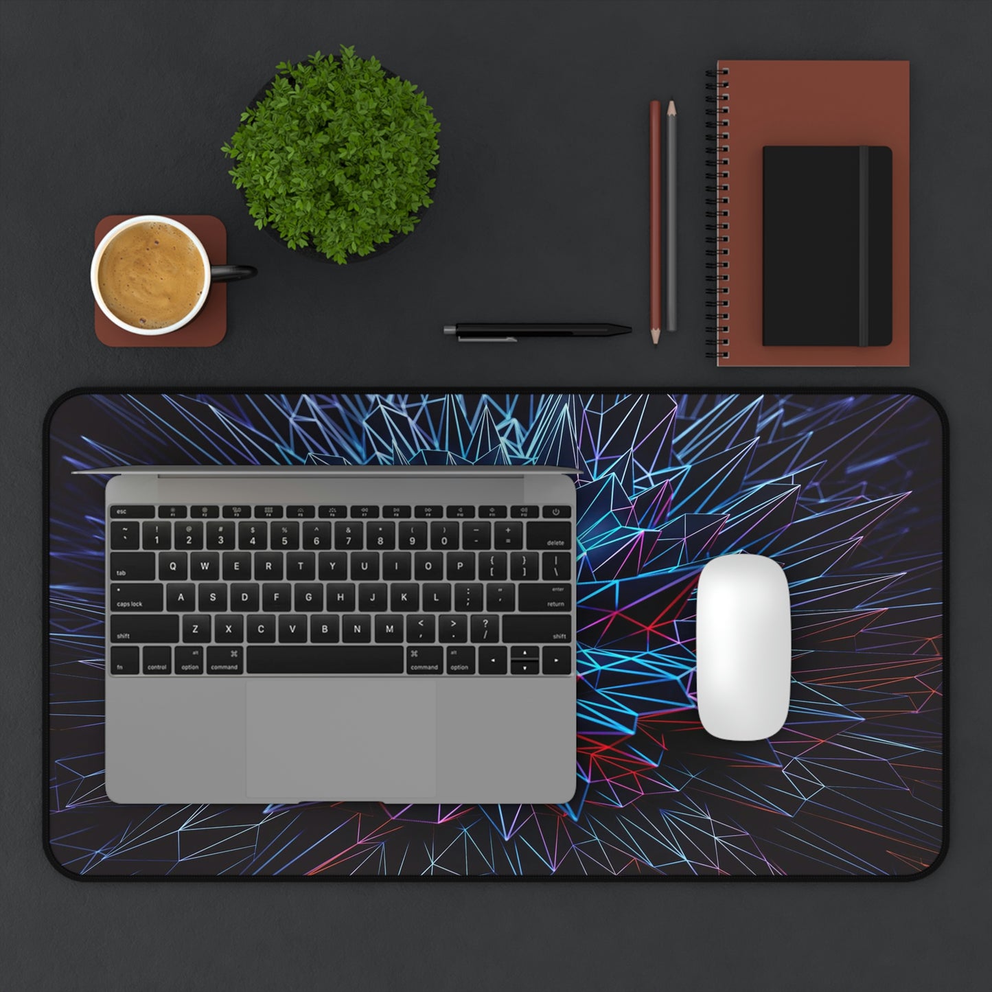 Abstract Polygon Gaming Mouse Pad