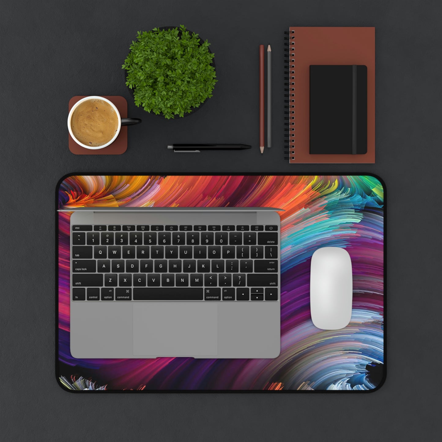 Abstract Swirl Gaming Mouse Pad