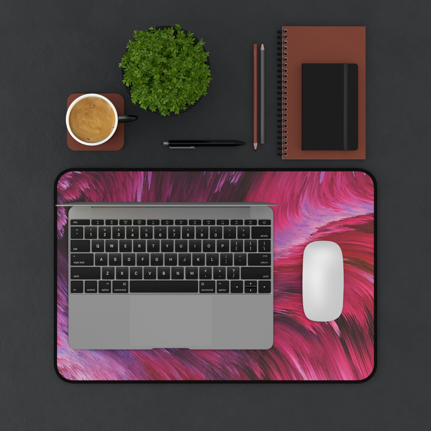 Abstract Waves Gaming Mouse Pad