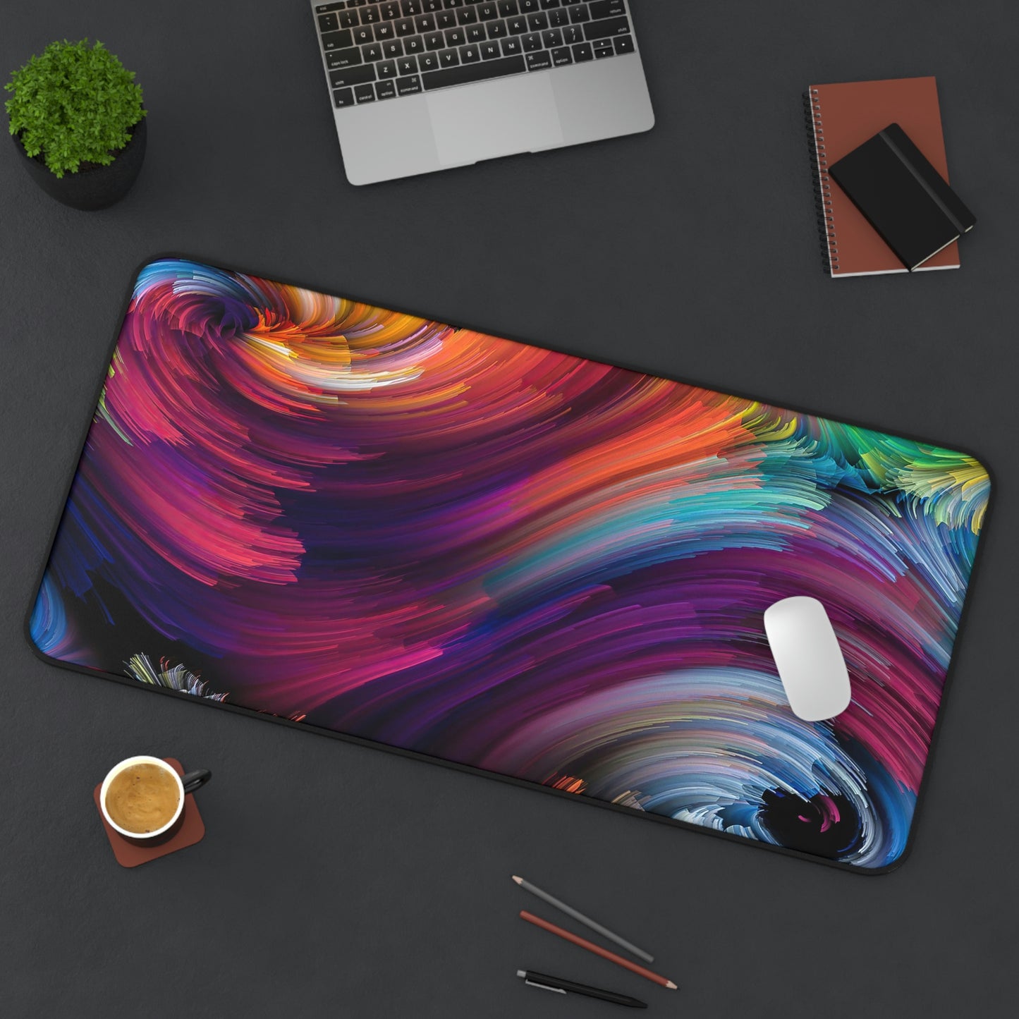 Abstract Swirl Gaming Mouse Pad