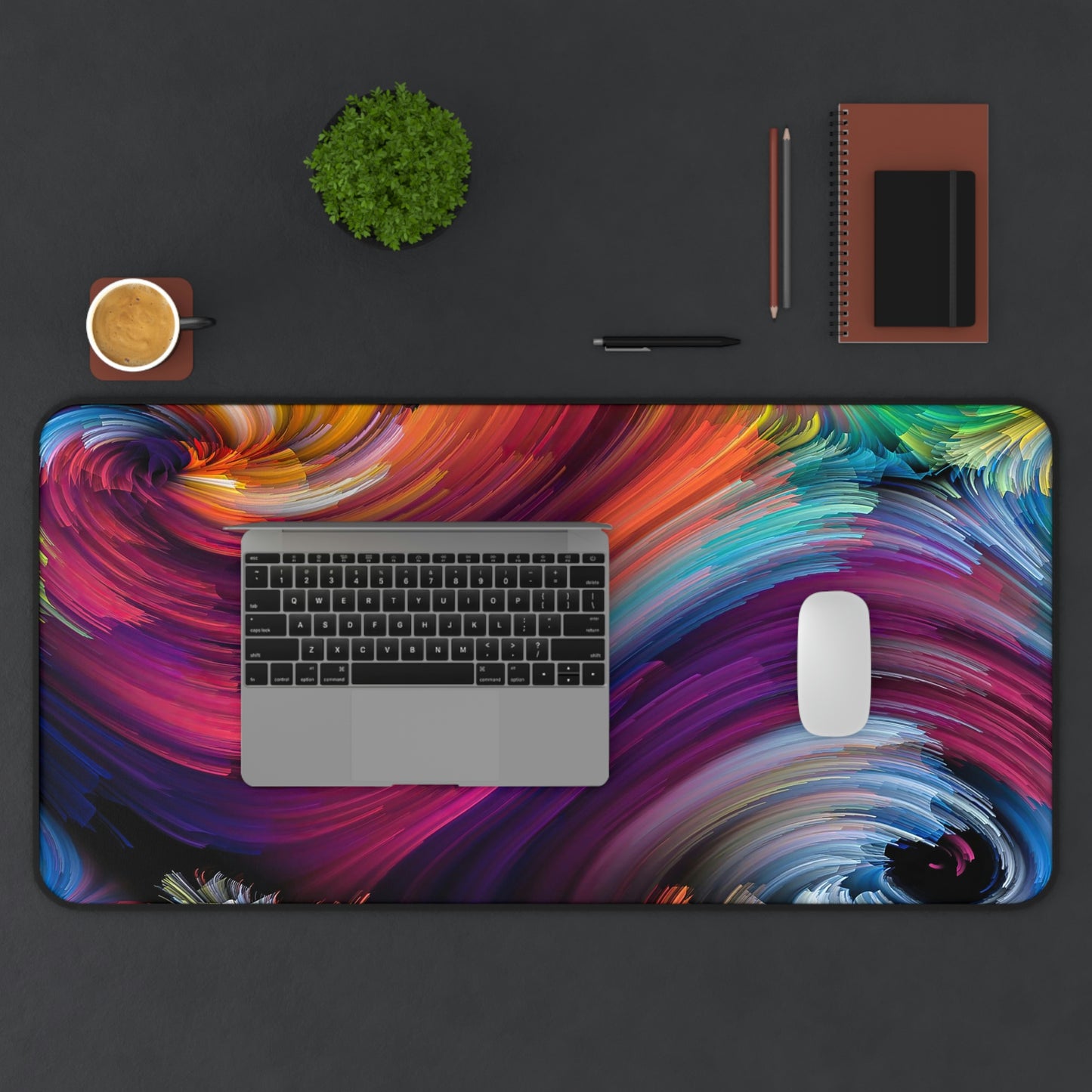 Abstract Swirl Gaming Mouse Pad