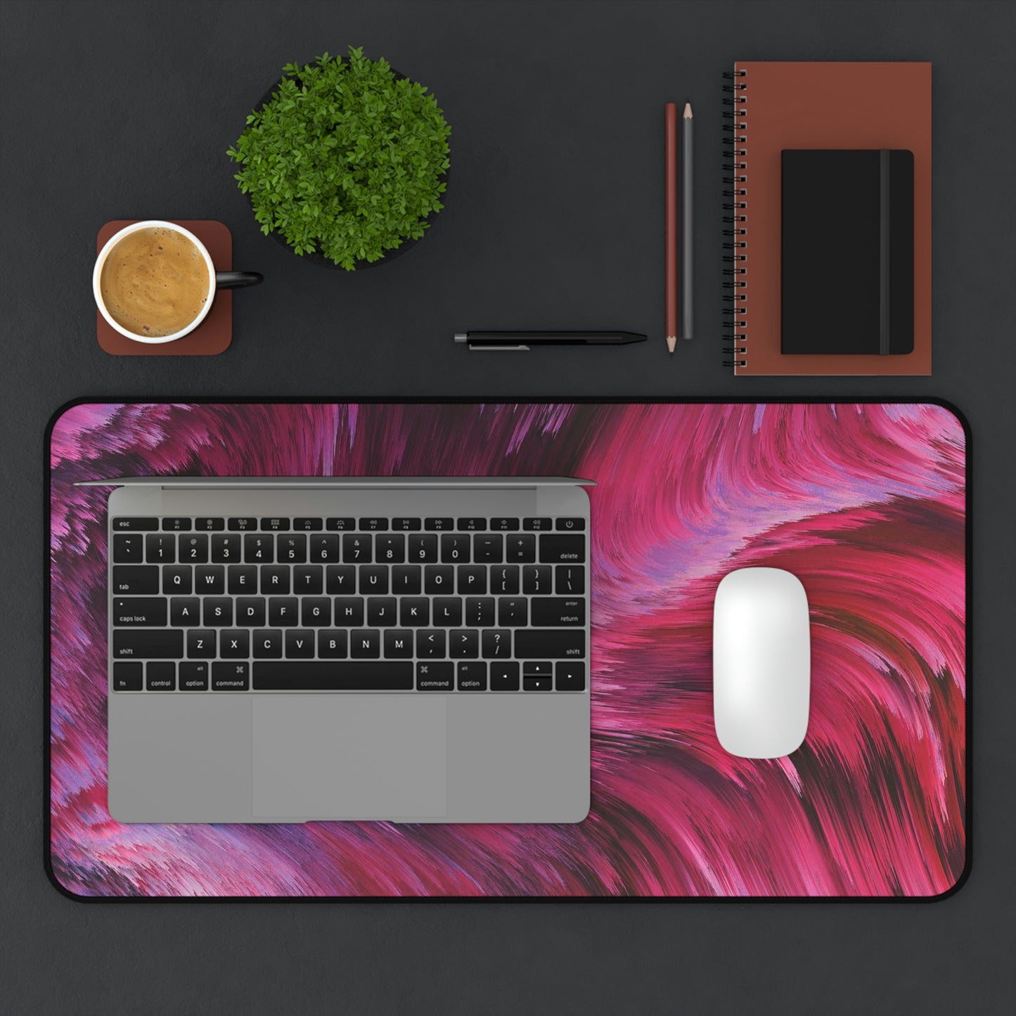 Abstract Waves Gaming Mouse Pad