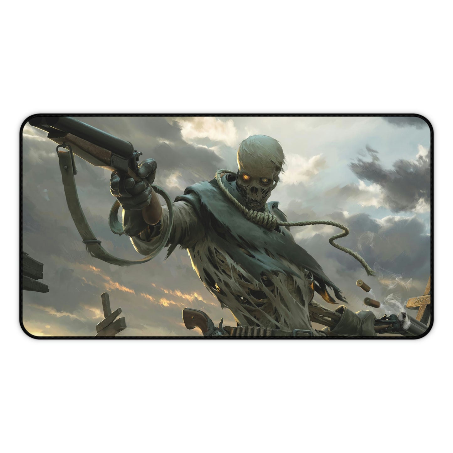 Skeleton Warrior Gaming Mouse Pad
