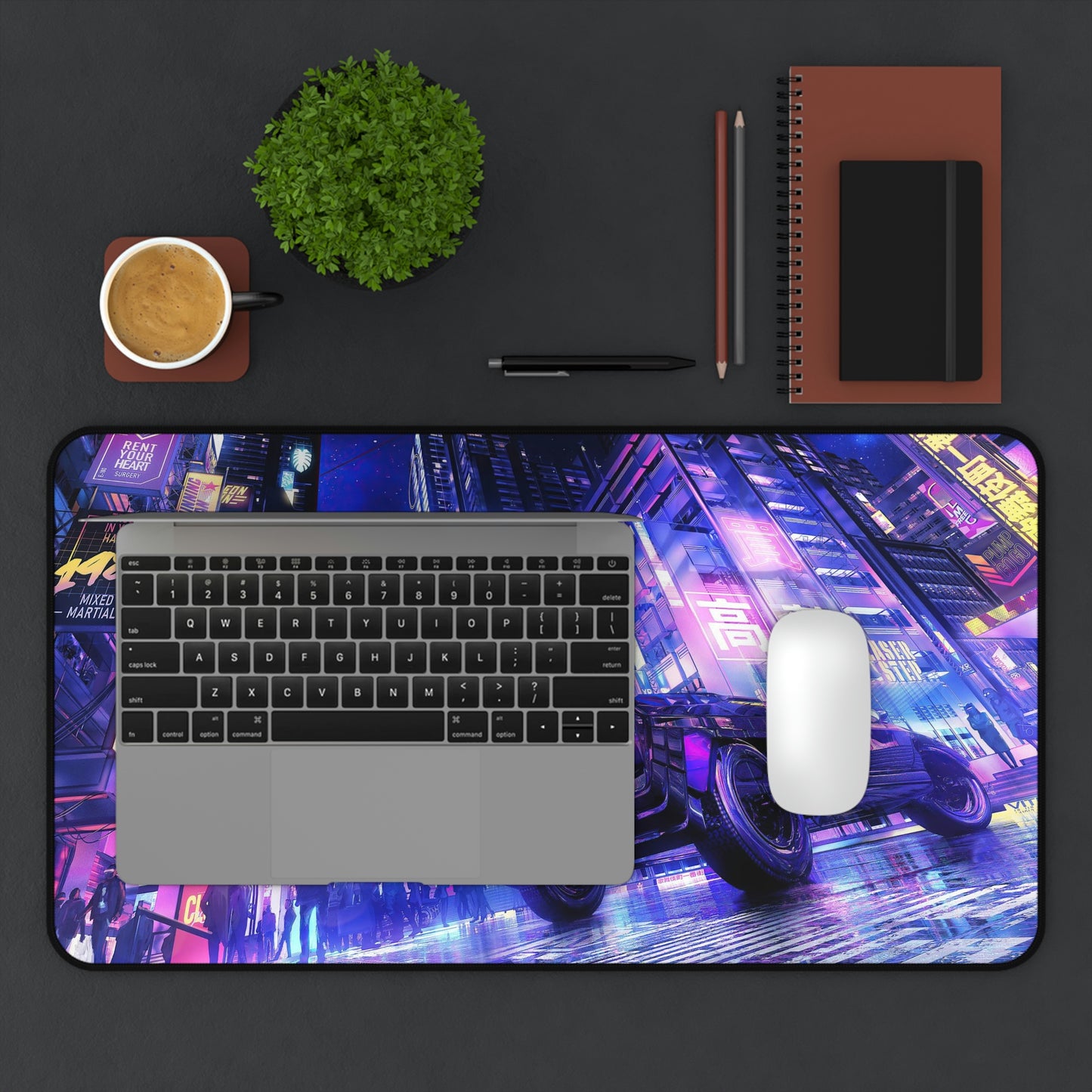 Night City Car Gaming Mouse Pad